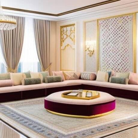Modern Sofa For Arabic Majilis Setting In Dubai | Furniture Dubai.