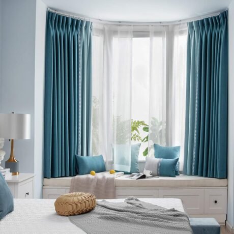 Buy Luxury Light Blue Curtains Dubai And Save Upto 30% Off.