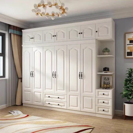 Wholesale High Quality Large Storage Wooden Closet Cabinet Wardrobe - By Furniture Dubai.