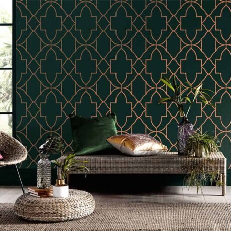 Abstract Geomatric 3d Wall Murals For Living Room | 100+ Design In New Collection.