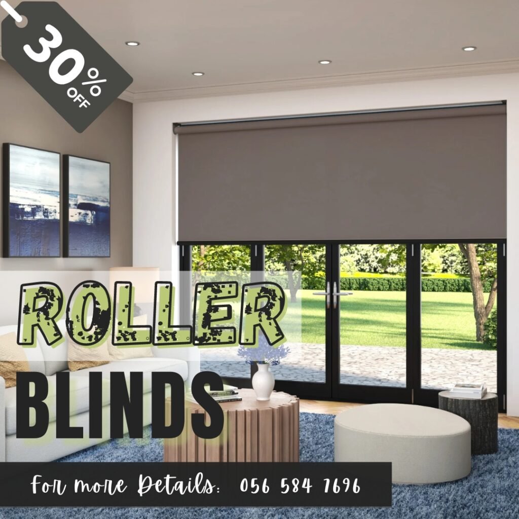 Rooler Blinds Dubai | Buy Modern Roller Shades At 30% Off.